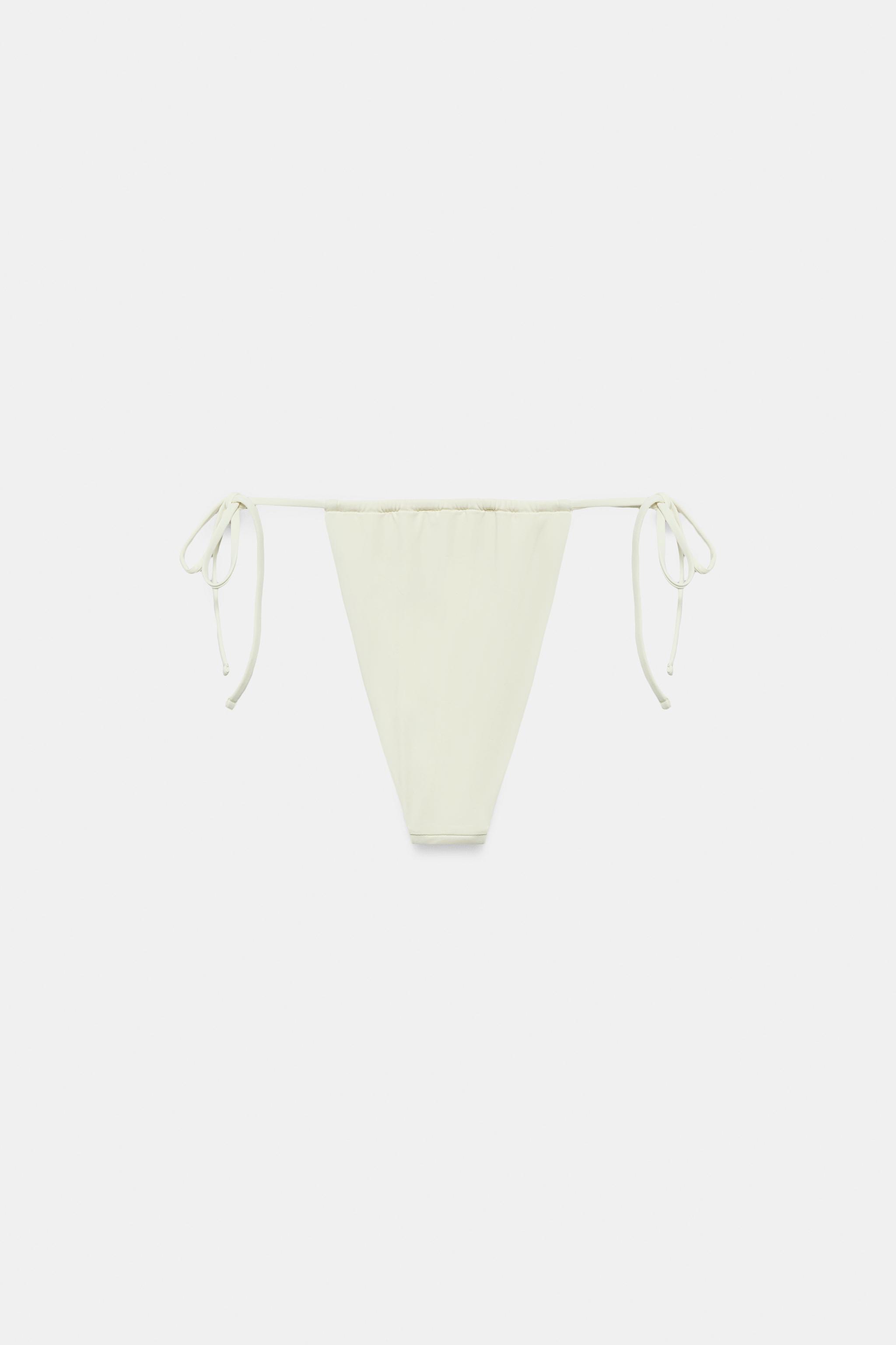 BAS DE BIKINI UNIE À NŒUDS